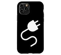 Custodia per iPhone 11 Pro Electrical Outlet Plug and Socket Couples Halloween Costume