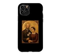 Custodia per iPhone 11 Pro Elegante icona cattolica dei Santi Luigi e Zelia Martin