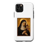 Custodia per iPhone 11 Pro Elegante icona cattolica di Santa Rita