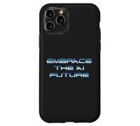 Custodia per iPhone 11 Pro Embrace the AI Future, Ironia Distopica, macchine ribelli
