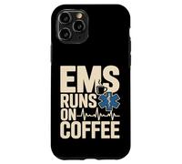 Custodia per iPhone 11 Pro EMS gira sul medico paramedico EMT del caffè