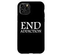 Custodia per iPhone 11 Pro End Addiction Fighting Drug Abuse Sobriety Awareness Sober
