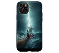 Custodia per iPhone 11 Pro Epic Bible Story Christian Graphic - Jesus Saving Peter
