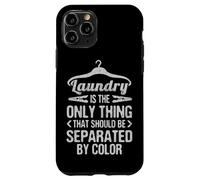 Custodia per iPhone 11 Pro Eracism Laundry Only Thing Separated By Color End Racism