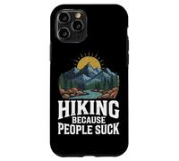 Custodia per iPhone 11 Pro Escursionismo perché la gente succhia divertente all'aperto grafica montagna