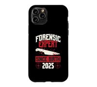 Custodia per iPhone 11 Pro Esperto forense dalla nascita 2025 Compleanno a tema True Crime