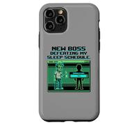 Custodia per iPhone 11 Pro Expecting Dad Gamer New Boss Sleep Schedule