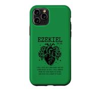 Custodia per iPhone 11 Pro Ezechiele 36:26 Scrittura Cuore Anatomico Fede Cristiana