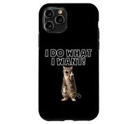 Custodia per iPhone 11 Pro Faccio quello che voglio, dito medio del gatto