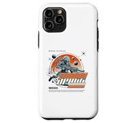 Custodia per iPhone 11 Pro Fantascienza Space Invasion Alien Warrior Future Battle