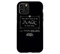 Custodia per iPhone 11 Pro Fantastic Beasts and Where to Find Them Magic To Work Here