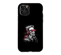 Custodia per iPhone 11 Pro Fantastico zombie con cuffie - Musica & Dark Humor Design