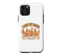 Custodia per iPhone 11 Pro Farming I love My Ladies Funny Chicken Lovers