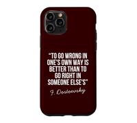 Custodia per iPhone 11 Pro Fëdor Dostoevskij Delitto e castigo Filosofia classica