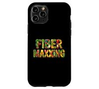 Custodia per iPhone 11 Pro Fiber Maxxing Healthy Food Fruit Veggie Funny Fiber Maxxing