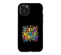 Custodia per iPhone 11 Pro Field Day Fun Day Insegnanti Studenti Spruzzi d'acqua colorati