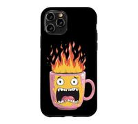 Custodia per iPhone 11 Pro Fire Cup Cerca gli amanti delle bevande calde invernali