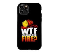 Custodia per iPhone 11 Pro Firefighter WTF Where's The Fire Firefighters Lovers