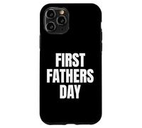 Custodia per iPhone 11 Pro First Fathers Day New Dad Legend Begins Now Tees And More