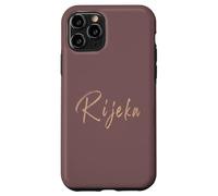 Custodia per iPhone 11 Pro Fiume Croazia Design elegante vintage