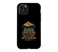 Custodia per iPhone 11 Pro "For God Has Not Given Us A Spirit Of Fear Verse