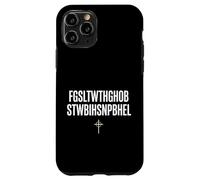 Custodia per iPhone 11 Pro For God So Loved The World FGSLTWTHGOB Faith Christian