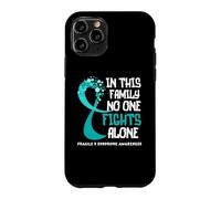Custodia per iPhone 11 Pro Fragile X Sindrome Consapevolezza Nastro Speranza Famiglia Fighter