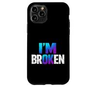 Custodia per iPhone 11 Pro Frase Emotiva sulla Vulnerabilità e Rottura