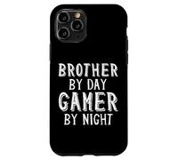 Custodia per iPhone 11 Pro Fratello Di Giorno Gamer Di Notte Miglior Videogioco Sibling Bro