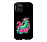 Custodia per iPhone 11 Pro Freddo Drago Flamingo Galleggiante Vacanze Estive