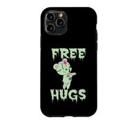 Custodia per iPhone 11 Pro Free Hugs Zombie Orsetto Halloween Piccolo Orso