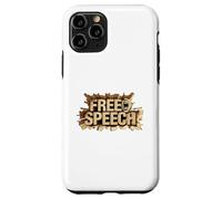 Custodia per iPhone 11 Pro FREE SPEECH Inghilterra, Regno Unito, Australia, Costituzione USA, Libertà