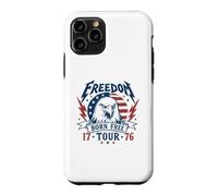 Custodia per iPhone 11 Pro Freedom Tour 1776 Retro Eagle Born Free 4th Di Luglio