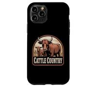 Custodia per iPhone 11 Pro Fresh Farm Milk Dairy Cow Calf Animal Cattle Farmer
