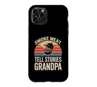 Custodia per iPhone 11 Pro Fumo Carne Raccontare Storie Nonno BBQ Grilling