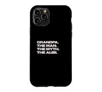 Custodia per iPhone 11 Pro Fun Grandpa - The Man, The Myth, The Alibi