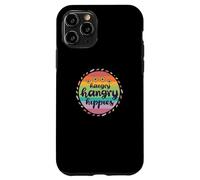 Custodia per iPhone 11 Pro Fun Hangry Hangry Hippies Colorful Design