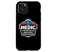Custodia per iPhone 11 Pro Fun Medic I'm The One They Call When The EMT inizia a sudare