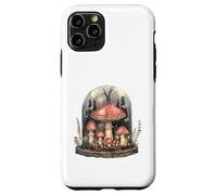 Custodia per iPhone 11 Pro Funghi Incantati Foresta Campana Jar Fungi Art