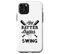 Custodia per iPhone 11 Pro Funny Baseball Batter Batter Swing Hey Game Day Baseball Mom