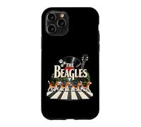 Custodia per iPhone 11 Pro Funny Beagle Band Music Dogs Retro Rock Pet Lover