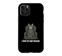 Custodia per iPhone 11 Pro Funny Cat Owner I Serve The Tabby Overlord