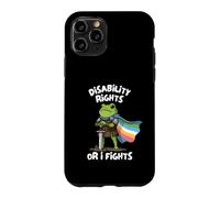 Custodia per iPhone 11 Pro Funny Fight Until Disability Rights Medieval Frog Meme