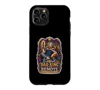 Custodia per iPhone 11 Pro Funny For Dad King Of The Remote Ruler Of Nient'altro