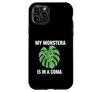 Custodia per iPhone 11 Pro Funny Houseplant Mom My Monstera Is In A Coma