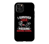Custodia per iPhone 11 Pro Funny I Survived Her Passing Nursing School