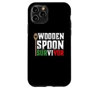 Custodia per iPhone 11 Pro Funny Italian Shirts - Maglietta Wooden Spoon Survivor