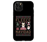 Custodia per iPhone 11 Pro Funny Llama Farmer Christmas Alpaca Farming Brutto Natale