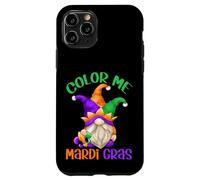 Custodia per iPhone 11 Pro Funny Mardi Gras Quote For Women And Men With Carnival Gnome