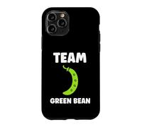 Custodia per iPhone 11 Pro Funny minimalist vegetable Simple team Green bean